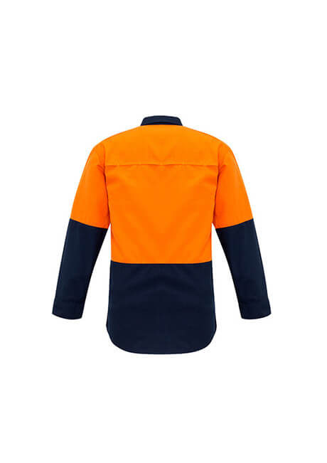 Syzmik  Mens Hi Vis Spliced Shirt (ZW138)