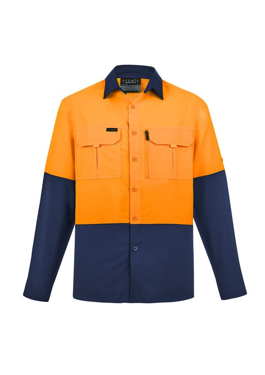 Syzmik  Mens Hi Vis Outdoor L/S Shirt (ZW468)