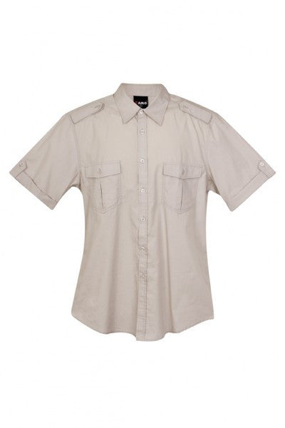 Ramo Mens Military Short Sleeve Shirts (S001MS)