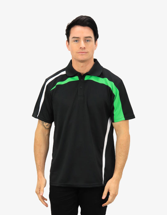 Be Seen Adults Polo Shirt With Contrast Side And Shoulder Panel 2nd Color (BSP2014)