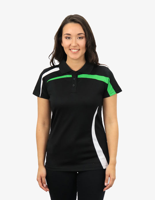 Be Seen Ladies Polo Shirt With Contrast 2nd Color (BSP2014L)