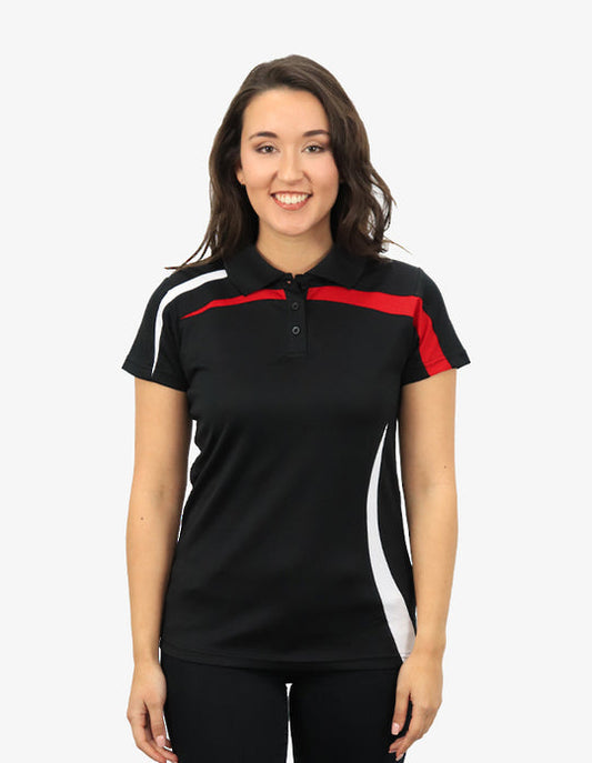 Be Seen Ladies Polo Shirt With Contrast 2nd Color (BSP2014L)