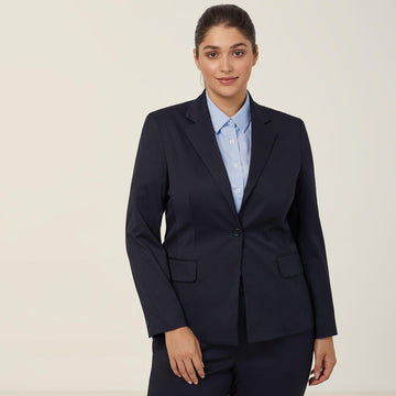 NNT P/V Stretch Twill 1 Button Mid Length Jacket (CAT16J)