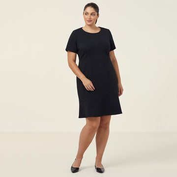 NNT Uniforms Short Sleeve Dress Ponte Knit(CAT67L)