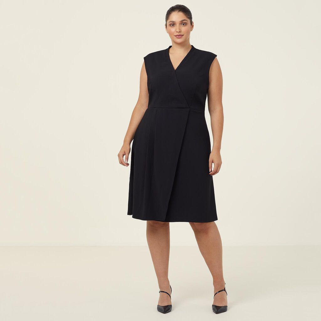 NNT Uniforms Sleeveless Wrap Dress(CAT67Z)