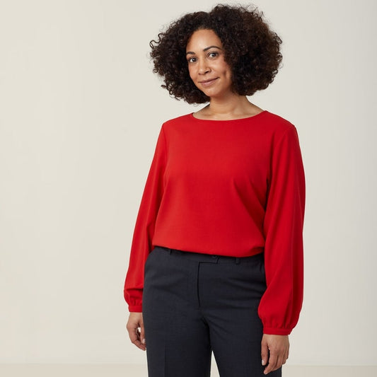 NNT Uniforms Long Sleeve Blouse Heavy Georgette (CATUCM)