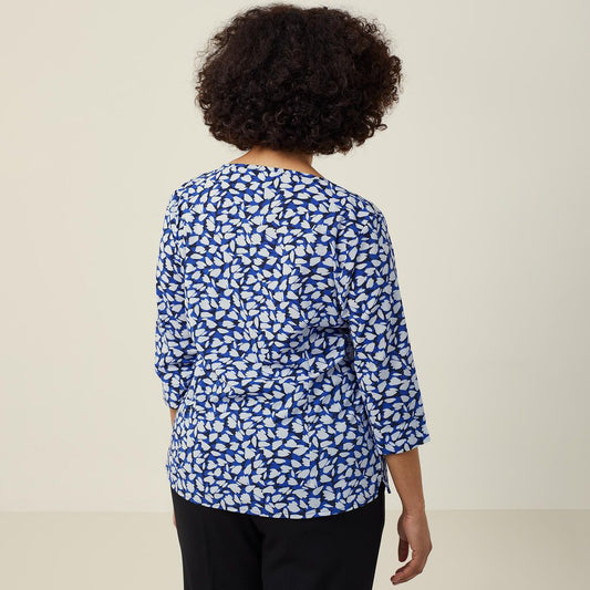 NNT Uniforms Petal Print 3/4 Sleeve Top(CATUFN)
