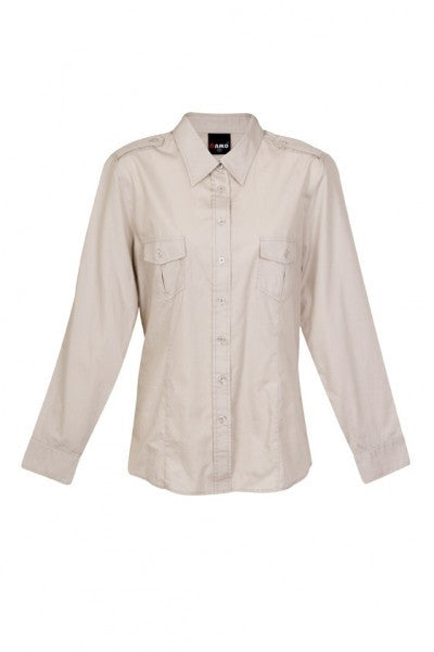 Ramo Ladies Military Long Sleeve Shirt (S002FL)