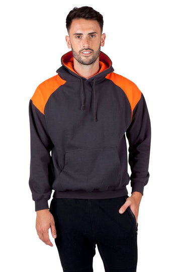 Ramo Mens Shoulder Contrast Panel Hoodie 2nd(3 Colour) (F303HP)