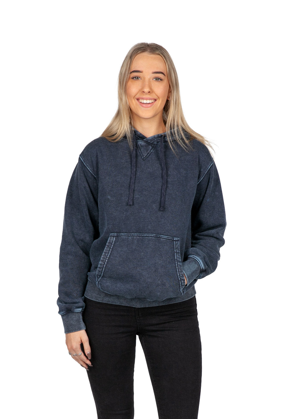 Ramo Ladies'/Junior's Stone Wash Fleece Hoodie (F363UN)