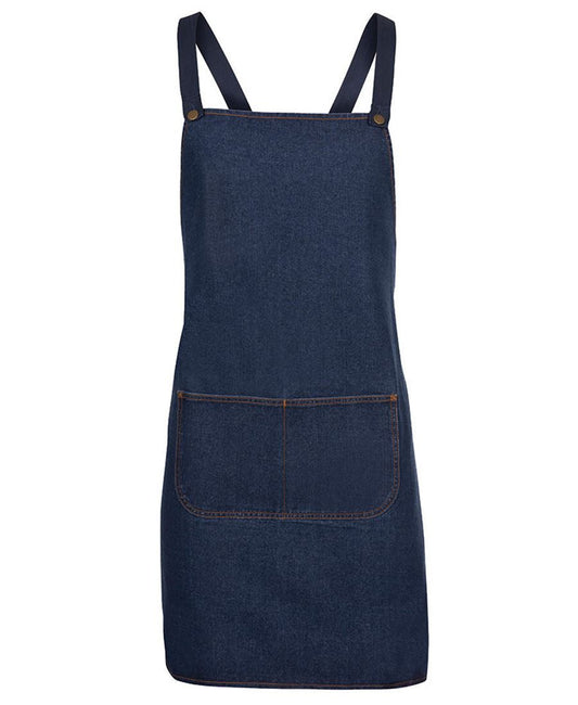 JBs Wear Cross Back Denim Apron (Without Strap) (5ACBD)