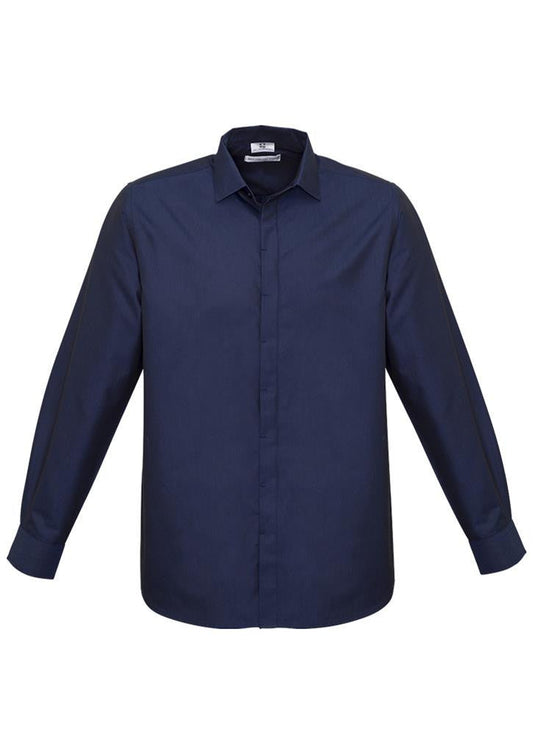 Biz Collection Mens Hemingway Long Sleeve Shirt (S504ML)-Clearance