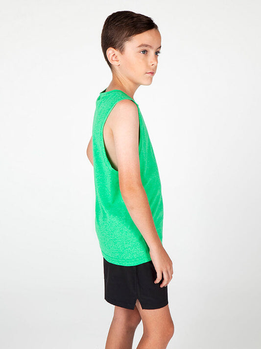 Ramo Boys Heather SLEEVELESS Tee - Greatness Range (T313KS)