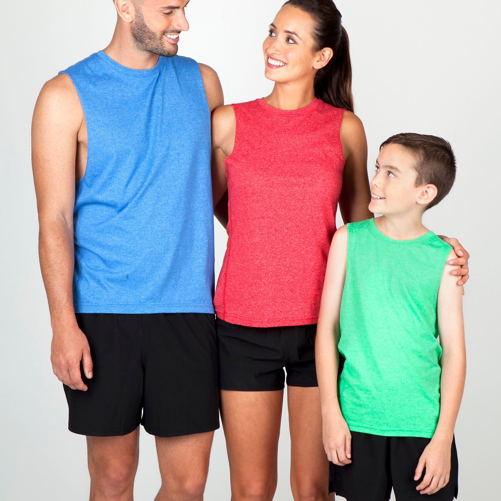 Ramo Boys Heather SLEEVELESS Tee - Greatness Range (T313KS)