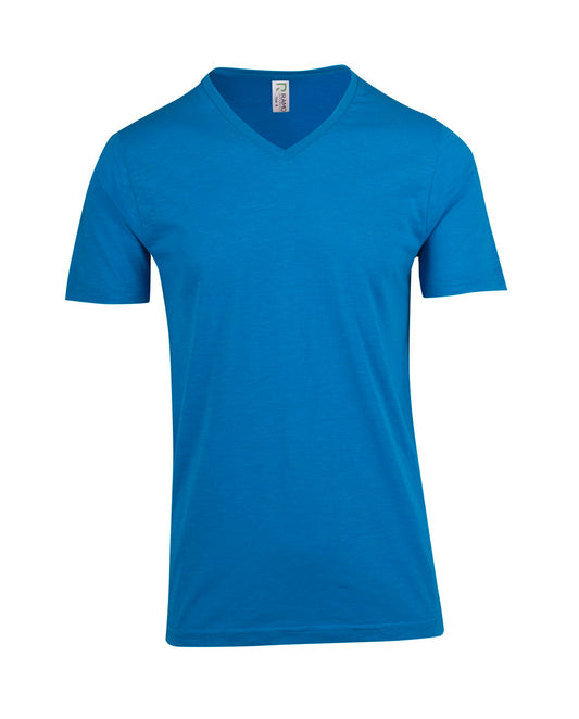 Ramo Mens Raw Cotton Wave V Neck Tee (T918TV)