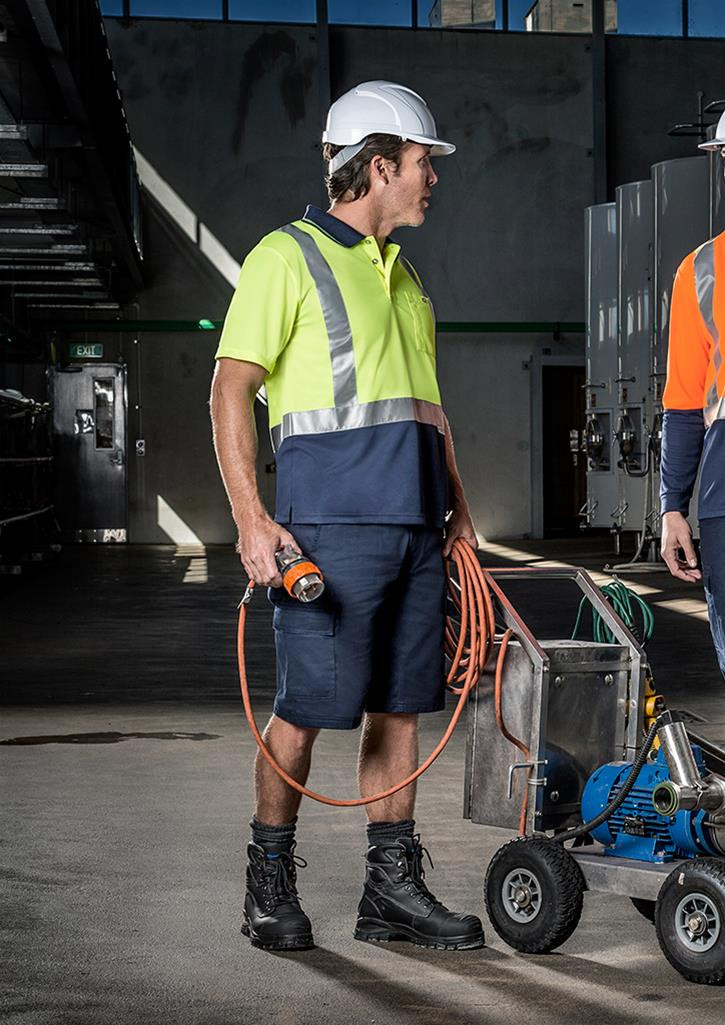 Syzmik ZH233 Day/night Two Tone Polo - Short Sleve Shoulder