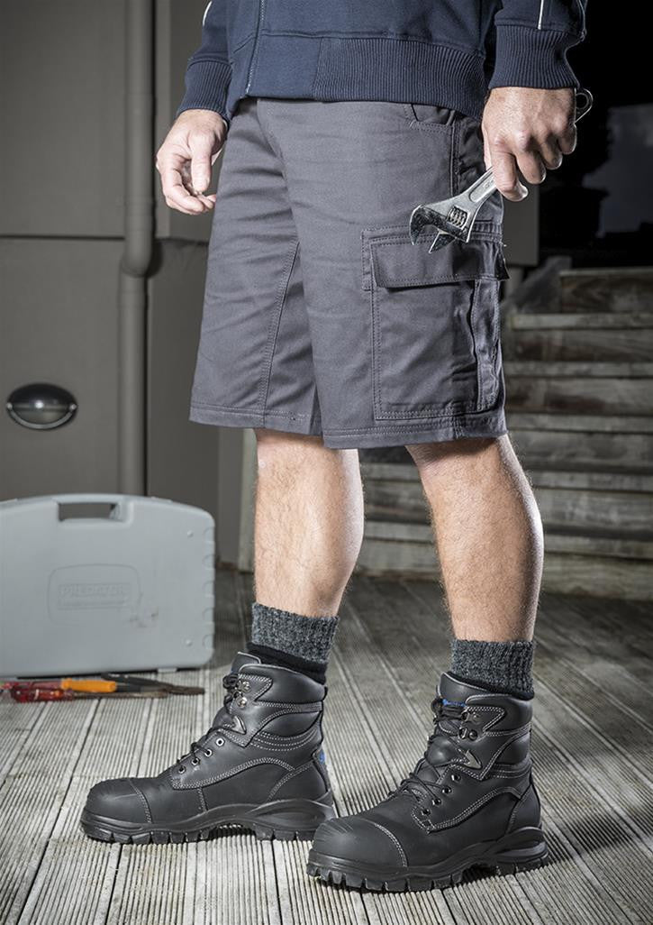 Syzmik Mens  Mid-weight Drill Cargo Short (ZW012)